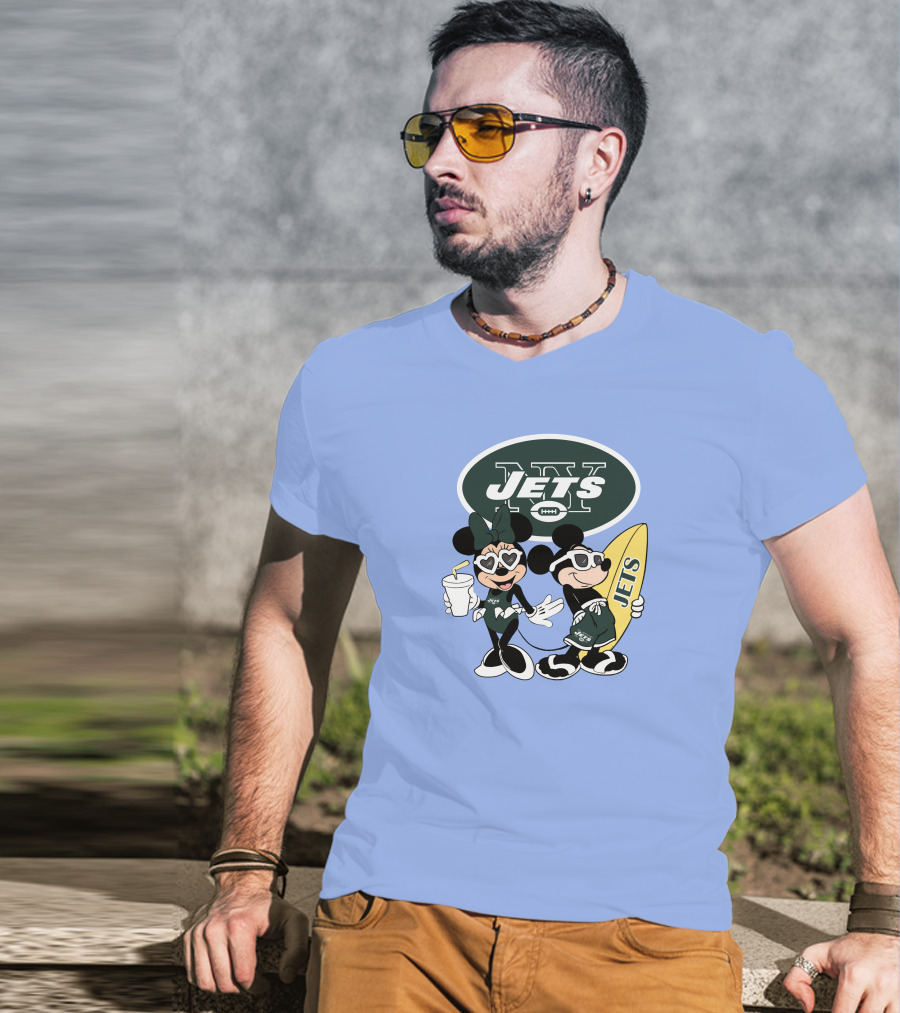 Jets Mickey Surfing Vacation Adventure T-Shirt
