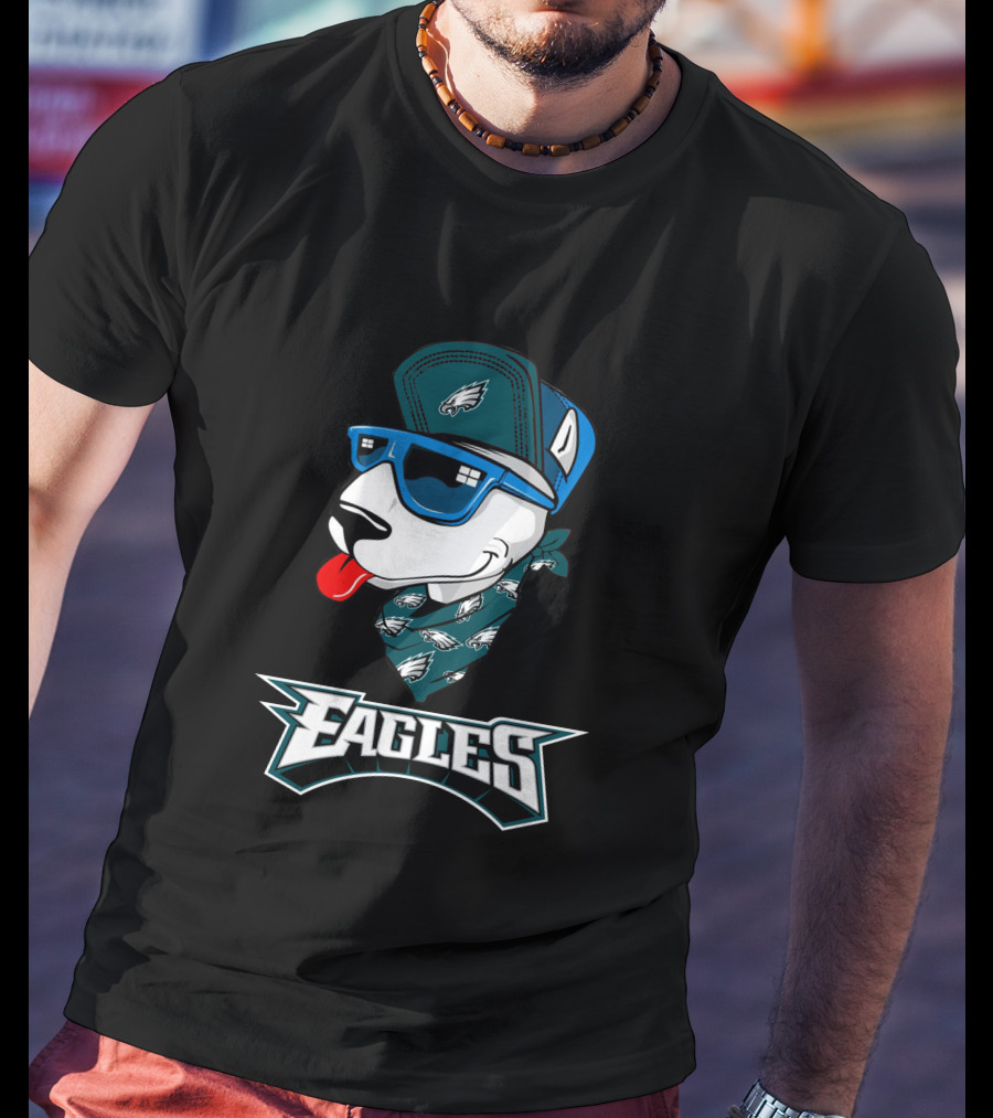 Eagles Bull Terrier Cool Dog Philadelphia Fan Merch T-Shirt
