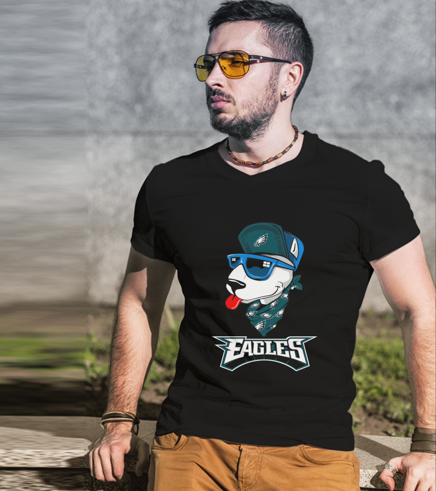 Eagles Bull Terrier Cool Dog Philadelphia Fan Merch T-Shirt