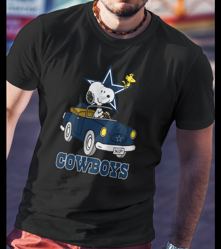 Cowboys Snoopy Woodstock Star Ride T-Shirt