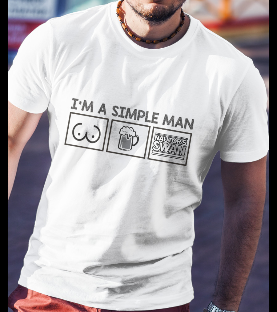 I'm A Simple Man Nautor's Swan T-Shirt