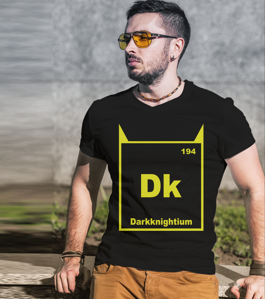 Darkknightium Dk 194 Element Batman Periodic Table T-Shirt