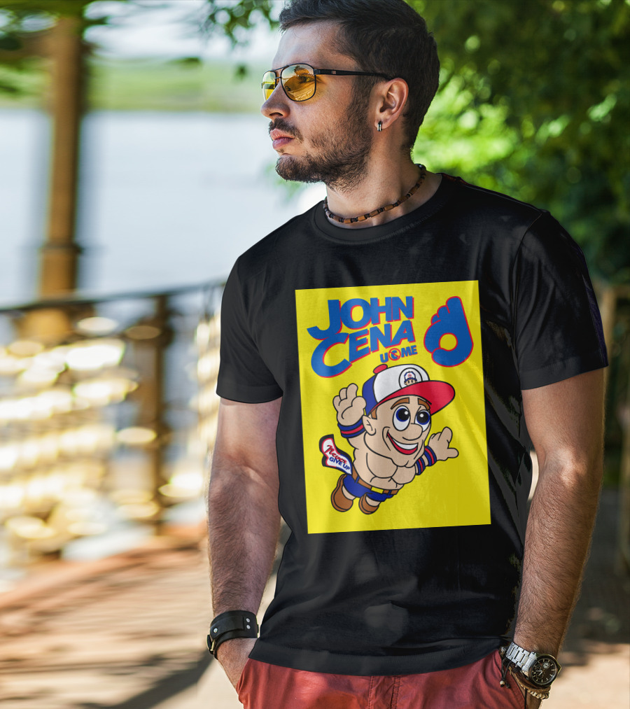 John Cena Never Give Up U C ME Mario T-Shirt