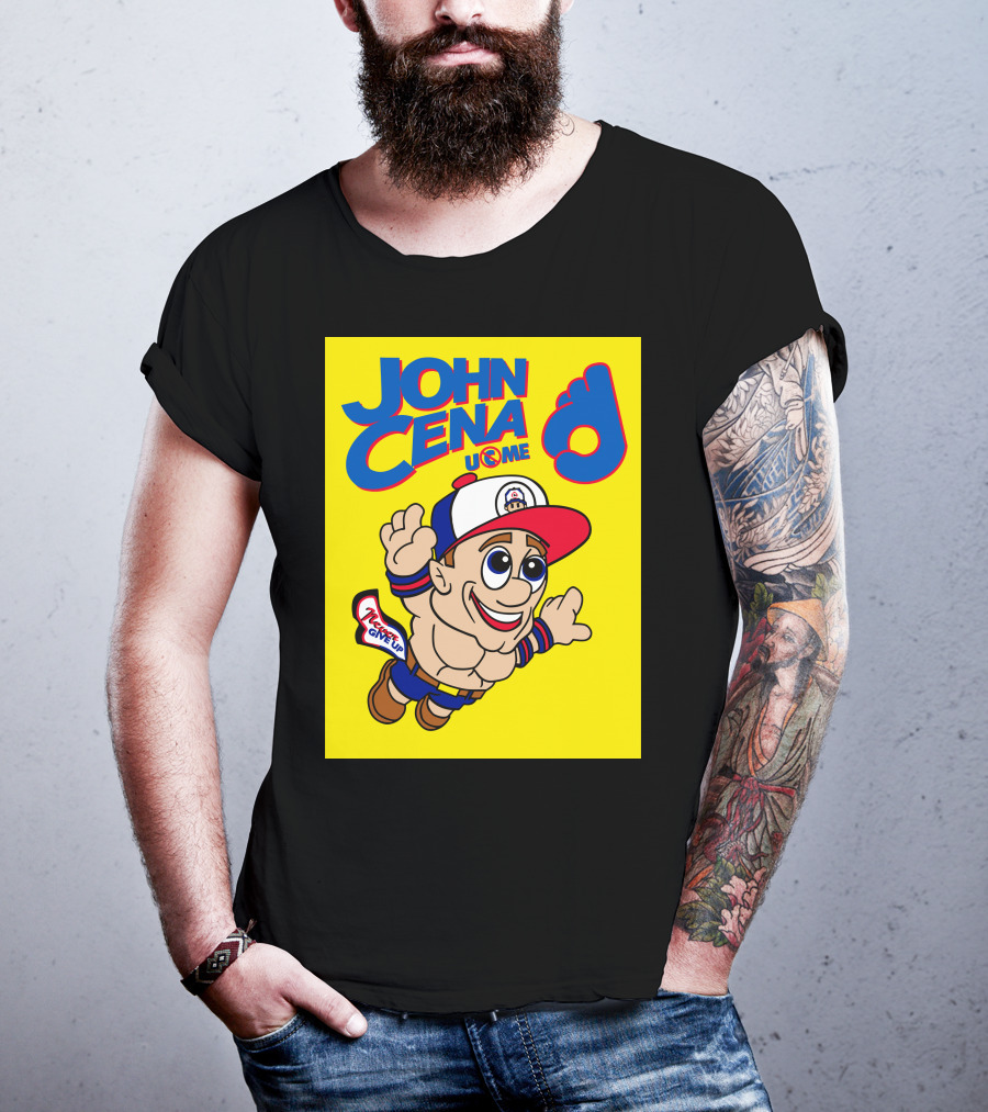 John Cena Never Give Up U C ME Mario T-Shirt
