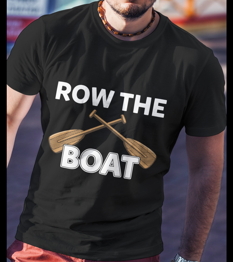 Row The Boat Oars Crossing Western Michigan Football T-Shirt