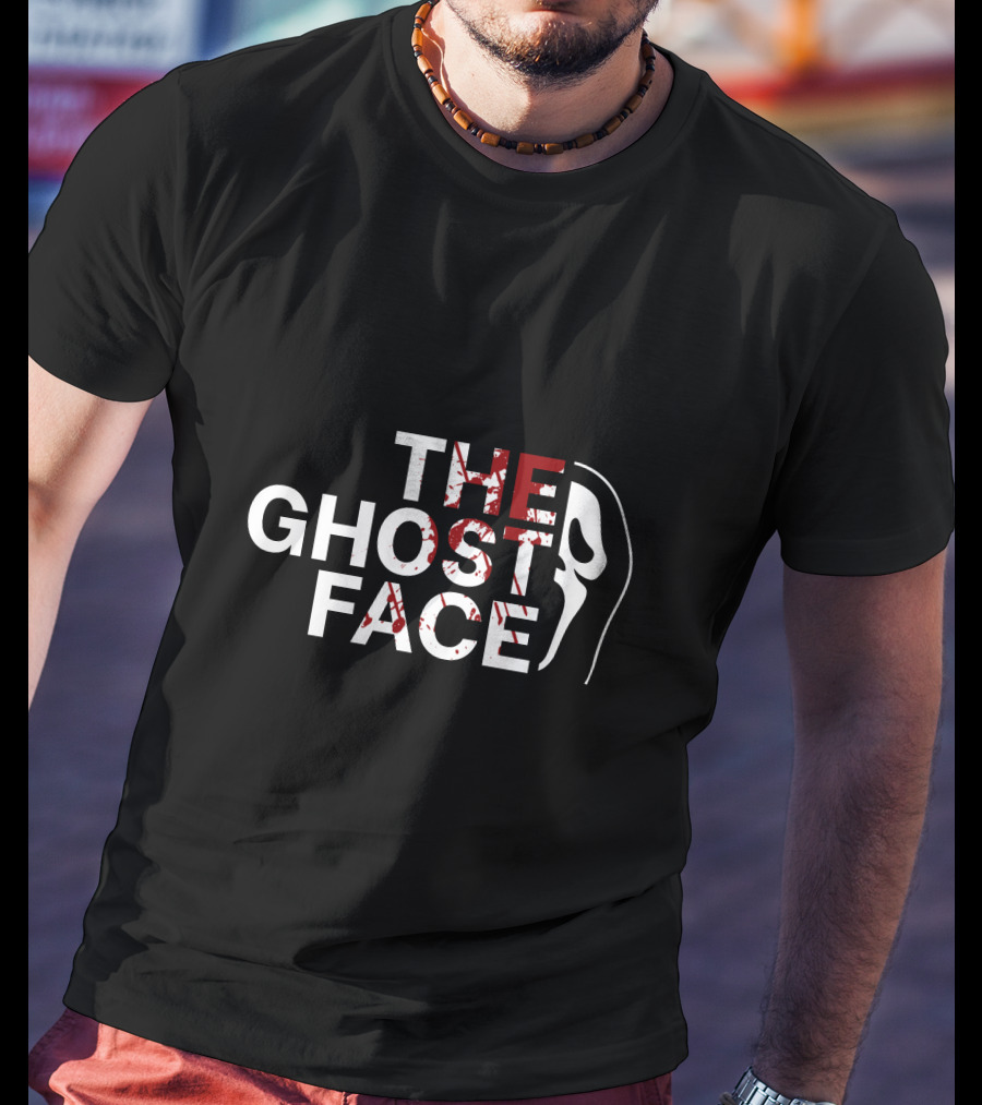 The Ghost Face Blood Splatter Mask T-Shirt