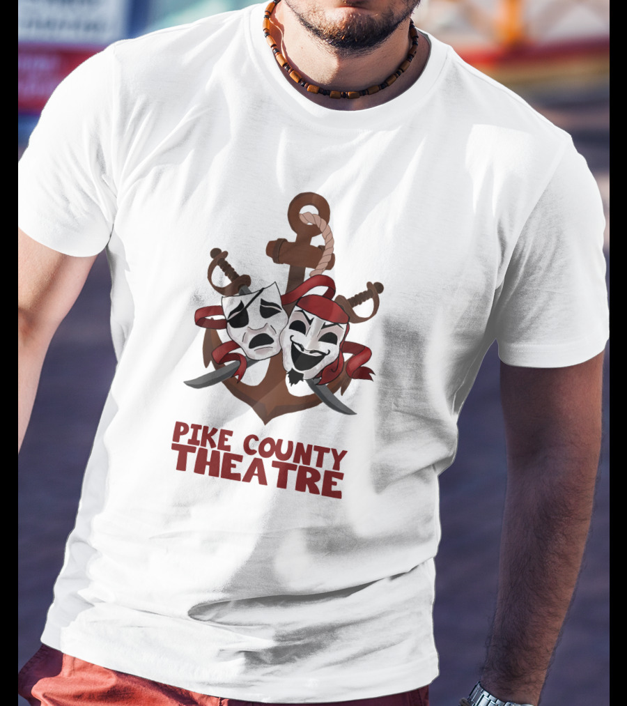 Pike County Theatre Anchor Drama Masks T-Shirt