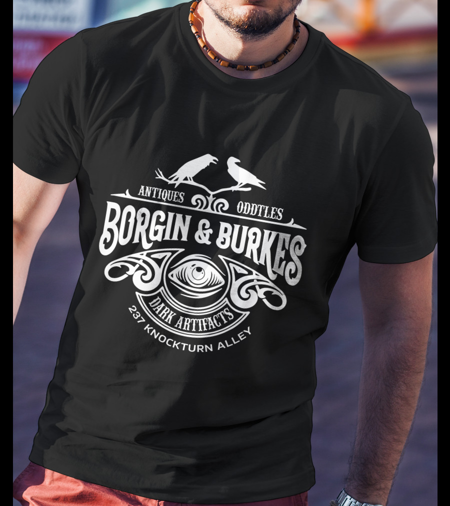 Borgin And Burkes Antiques Oddities Dark Artifacts 237 Knockturn Alley T-Shirt