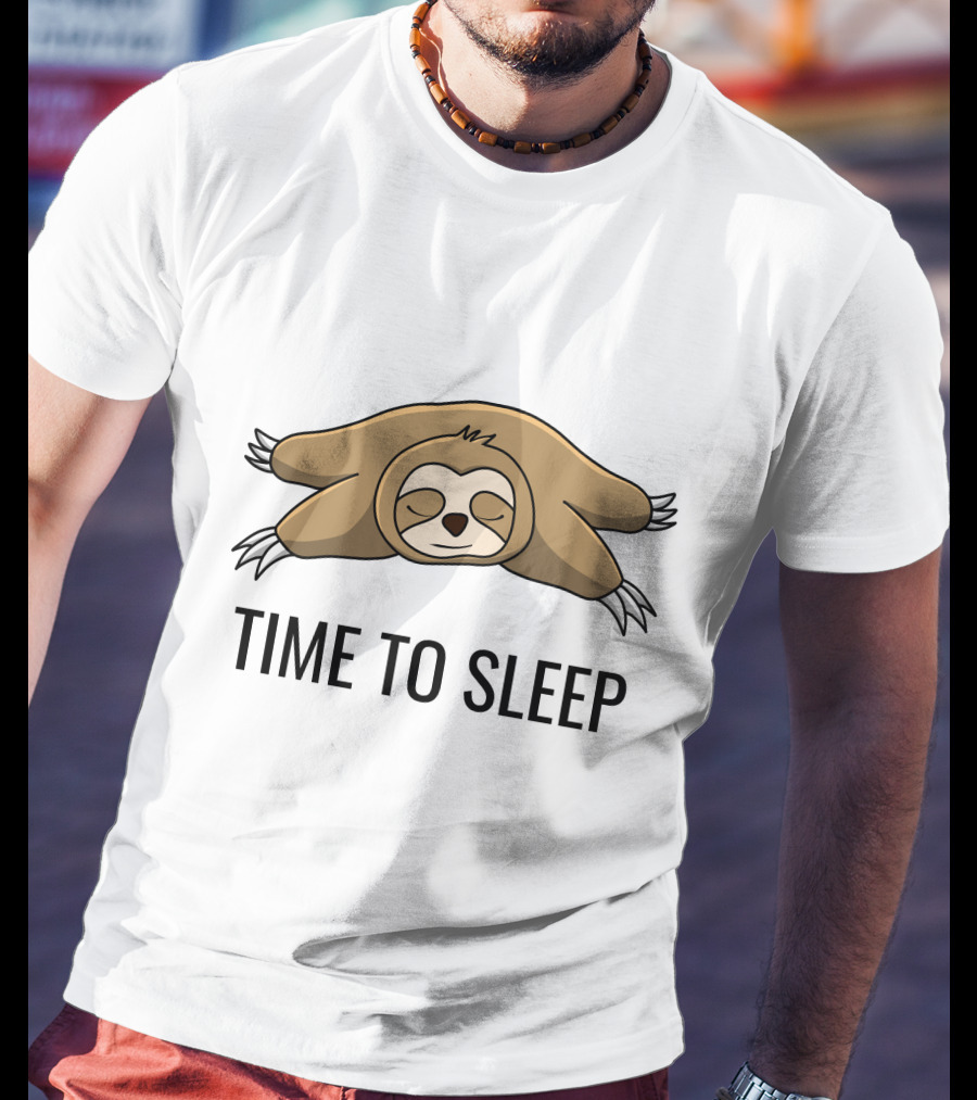 Sleepy Sloth Nap Time Bliss T-Shirt