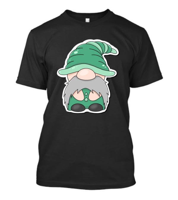 Green Gnomes In Classic Pointed Hat T-Shirt