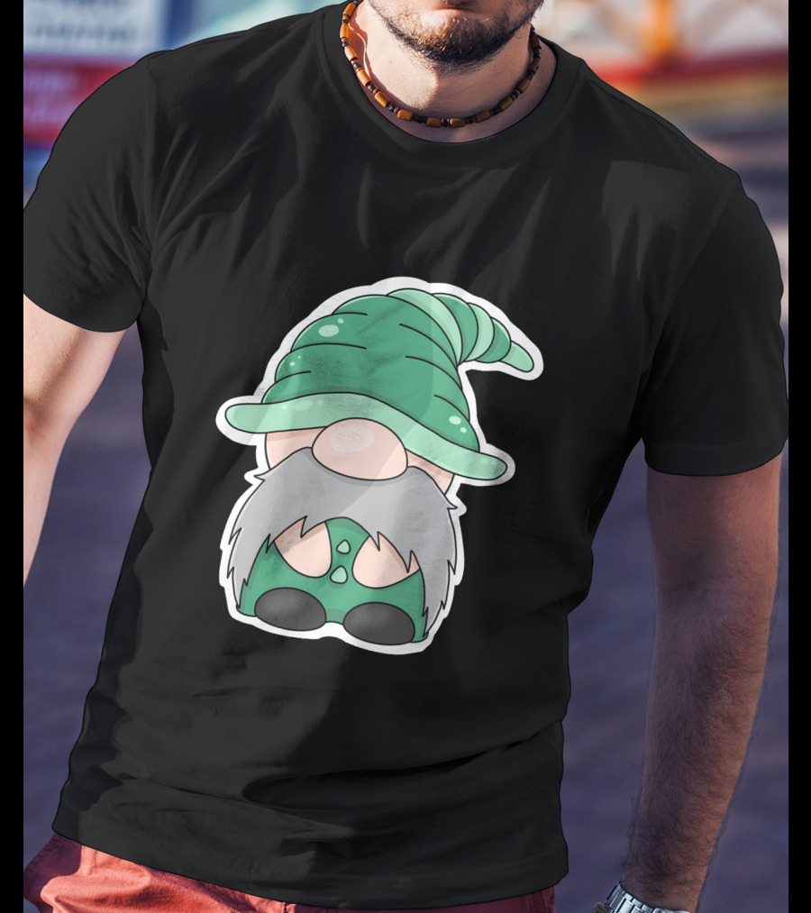 Green Gnomes In Classic Pointed Hat T-Shirt
