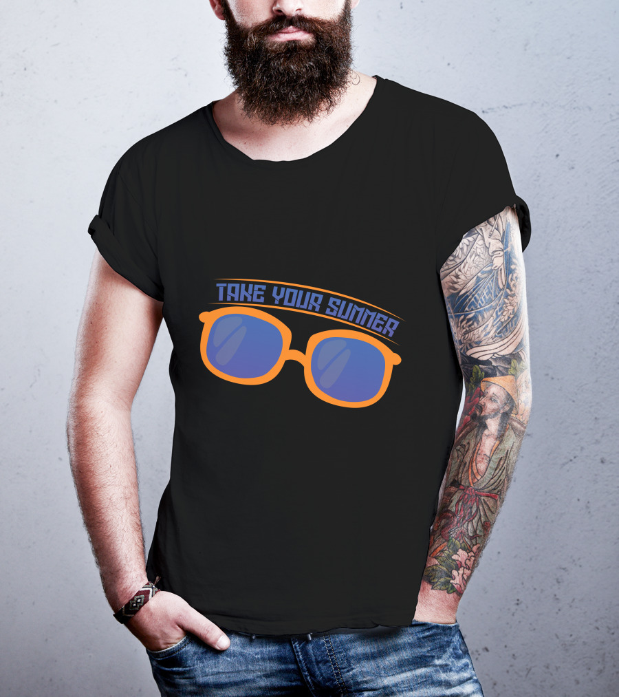 Take Your Summer Sunglasses Retro Vibes T-Shirt