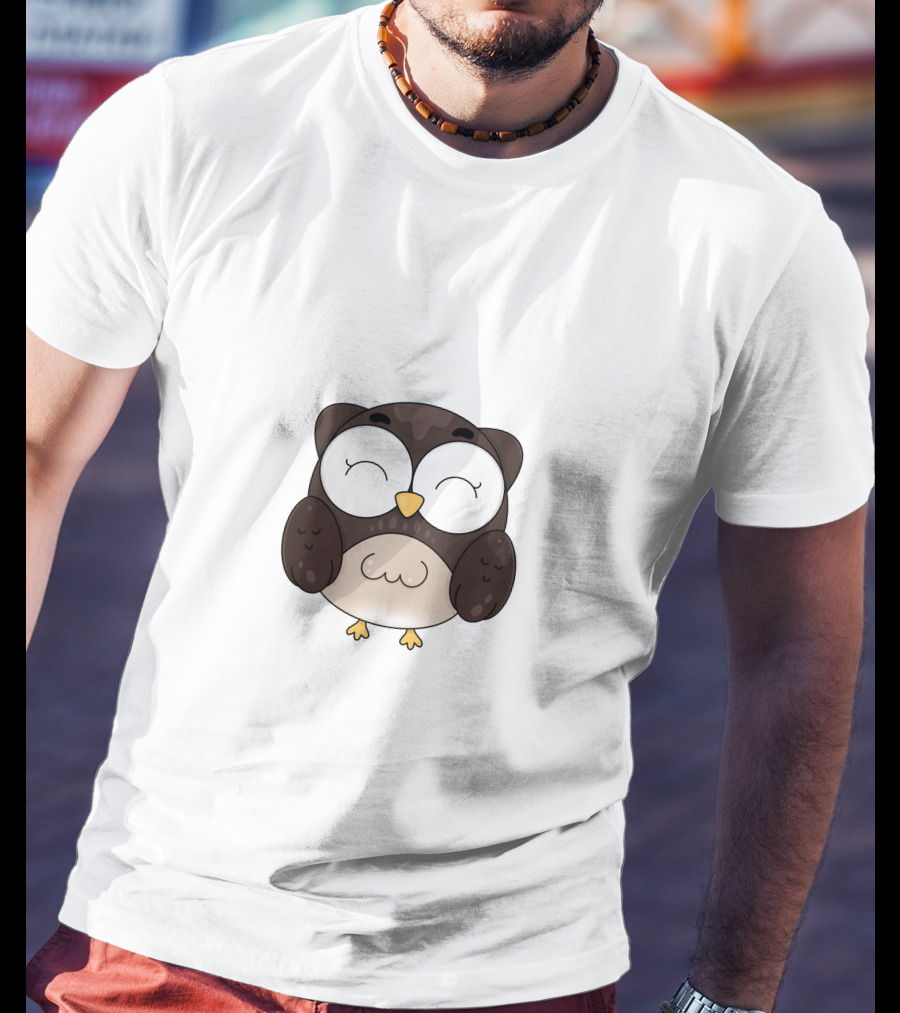 Owl Animal Cute Cartoon Owl T-Shirt