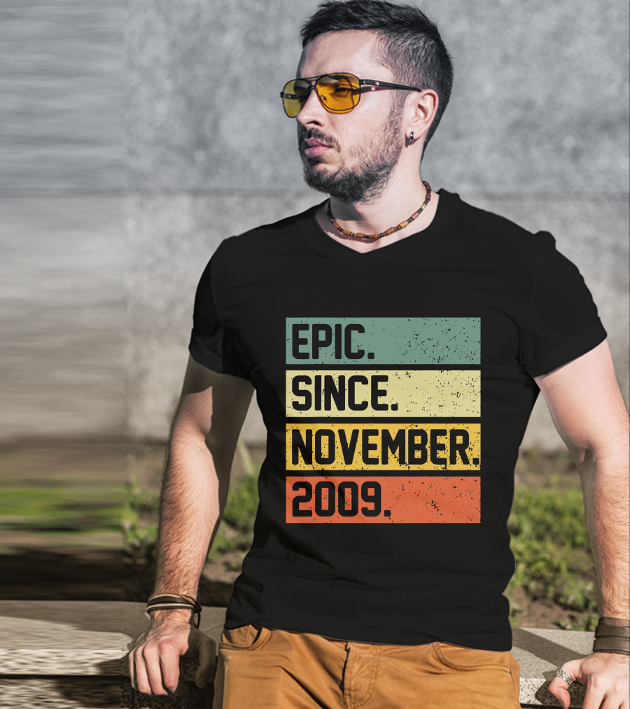 Epic Since November 2009 Retro T-Shirt