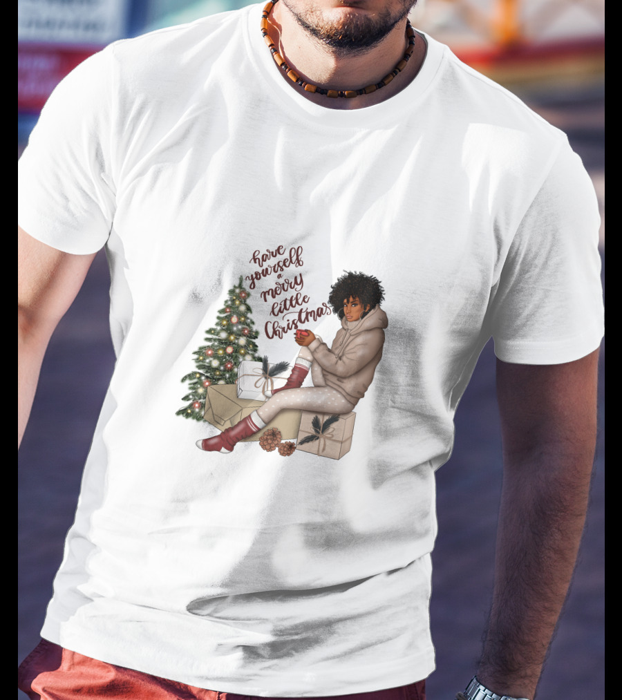 Have Yourself A Merry Melanin Christmas T-Shirt