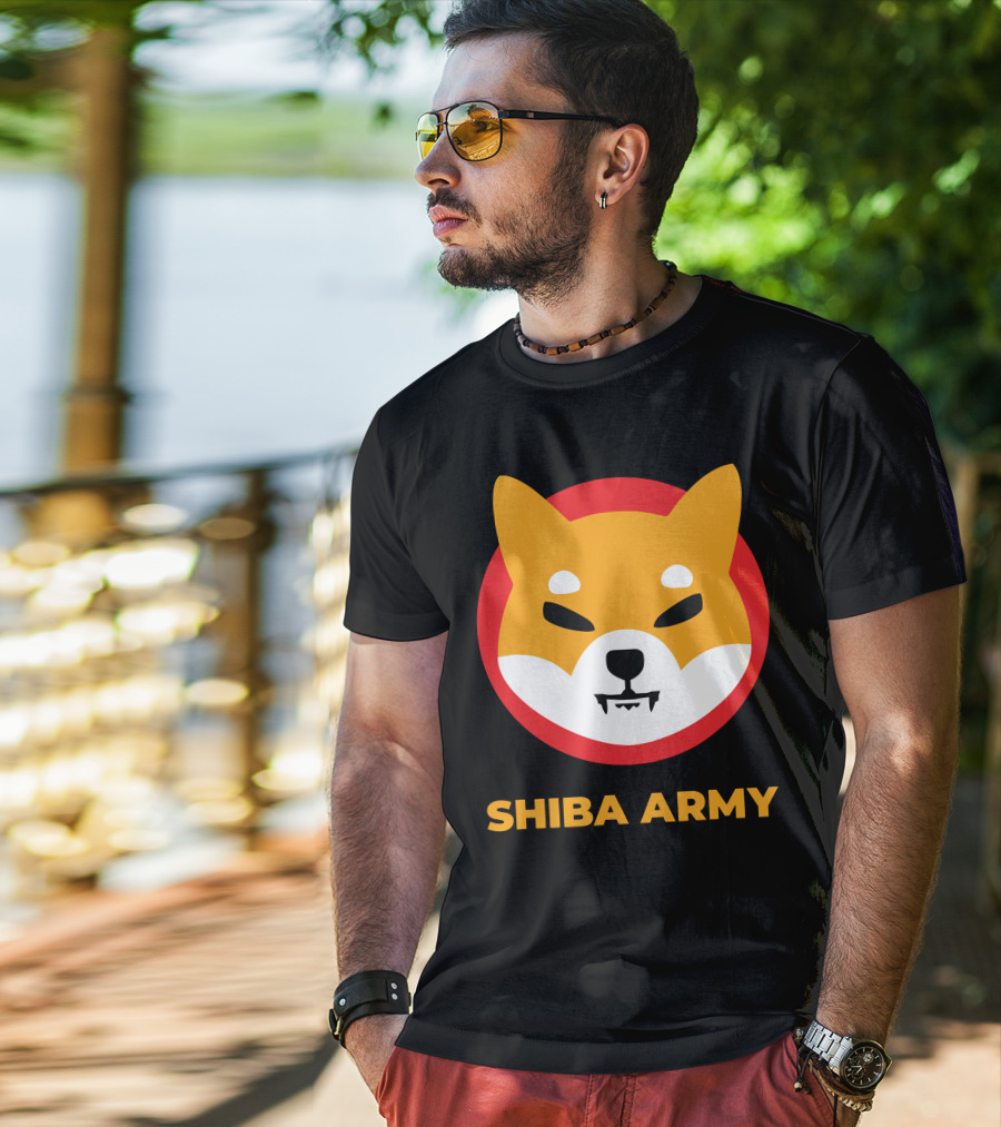 Shiba Army Dog T-Shirt