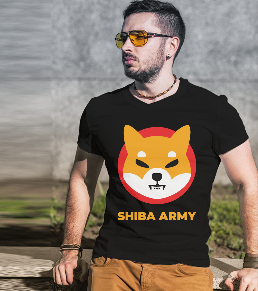 Shiba Army Dog T-Shirt