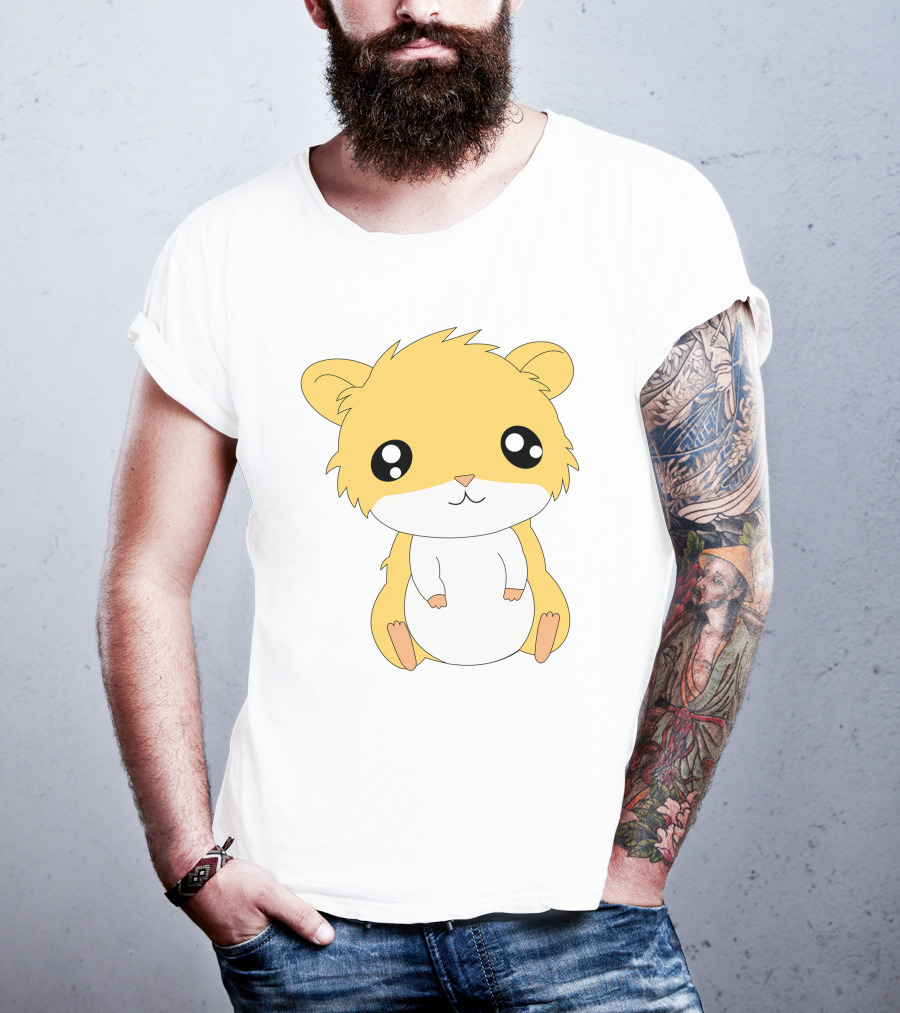 Cute Baby Hamster Cartoon T-Shirt