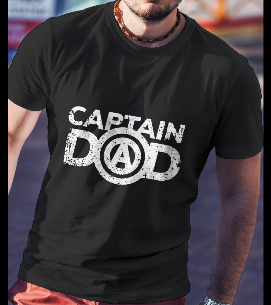 Captain Dad Avengers Inspired T-Shirt