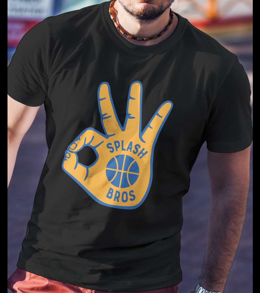 Splash Bros Basketball Foam Finger Logo 3 T-Shirt