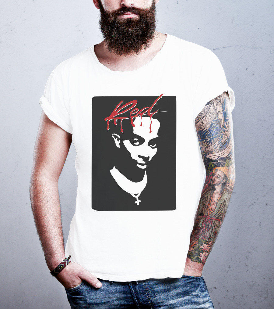 Playboi Carti Whole Lotta Red Dripping Face T-Shirt
