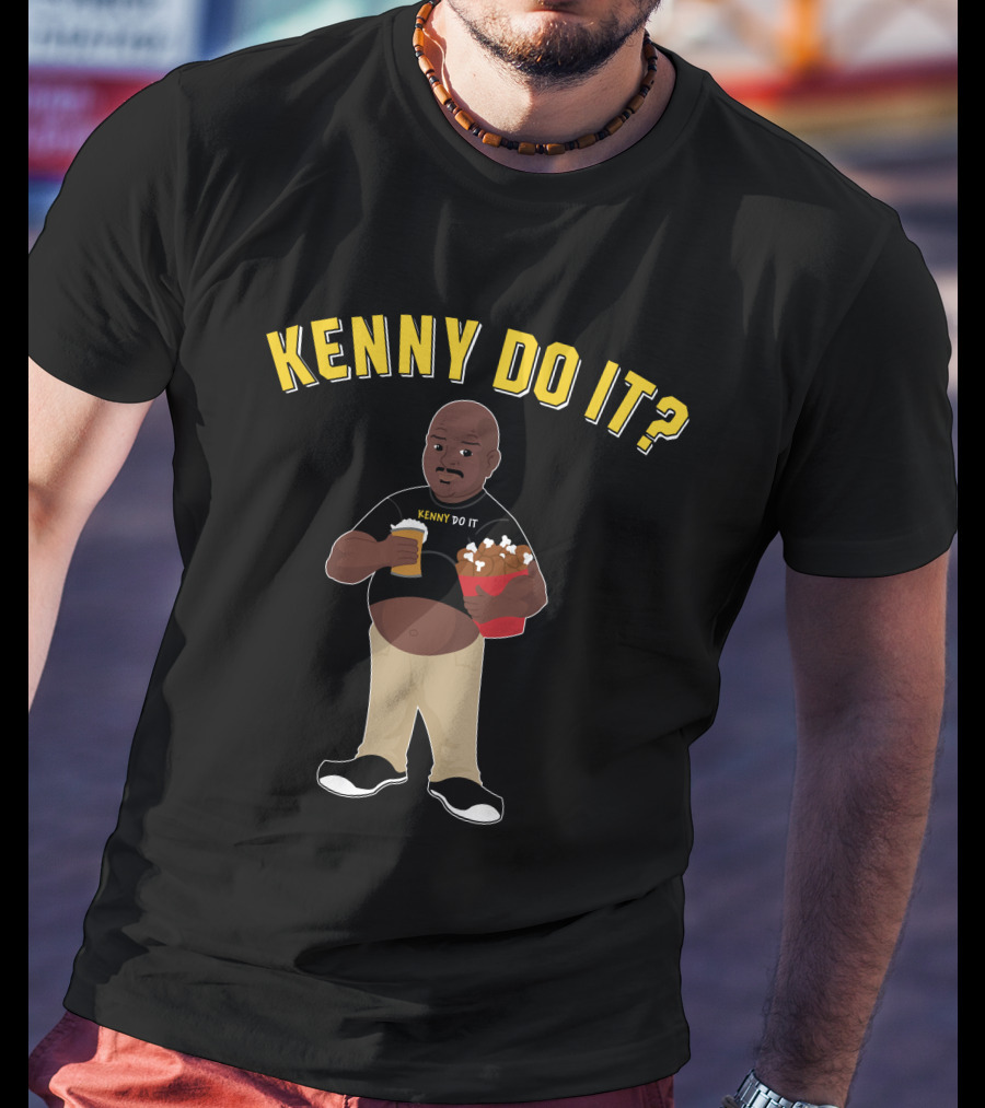 Kenny Do It Funny Guy With Beer And Chicken T-Shirt