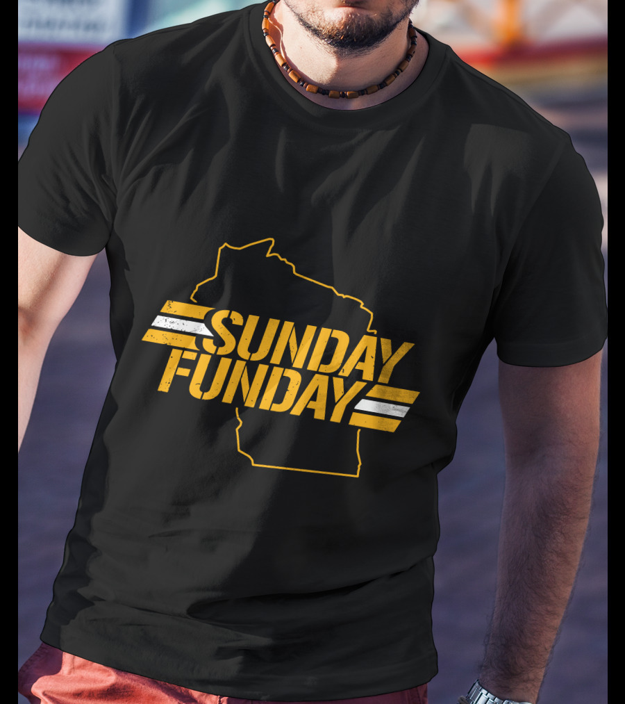 Sunday Funday Wisconsin Green Bay Packers T-Shirt