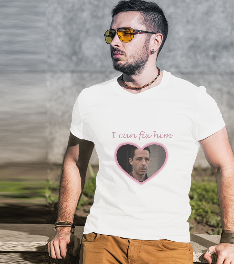 I Can Fix Him Heart Image T-Shirt