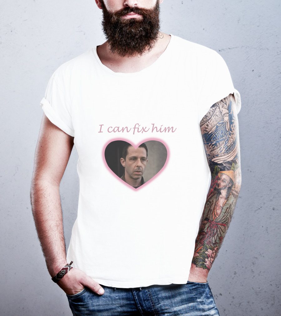 I Can Fix Him Heart Image T-Shirt