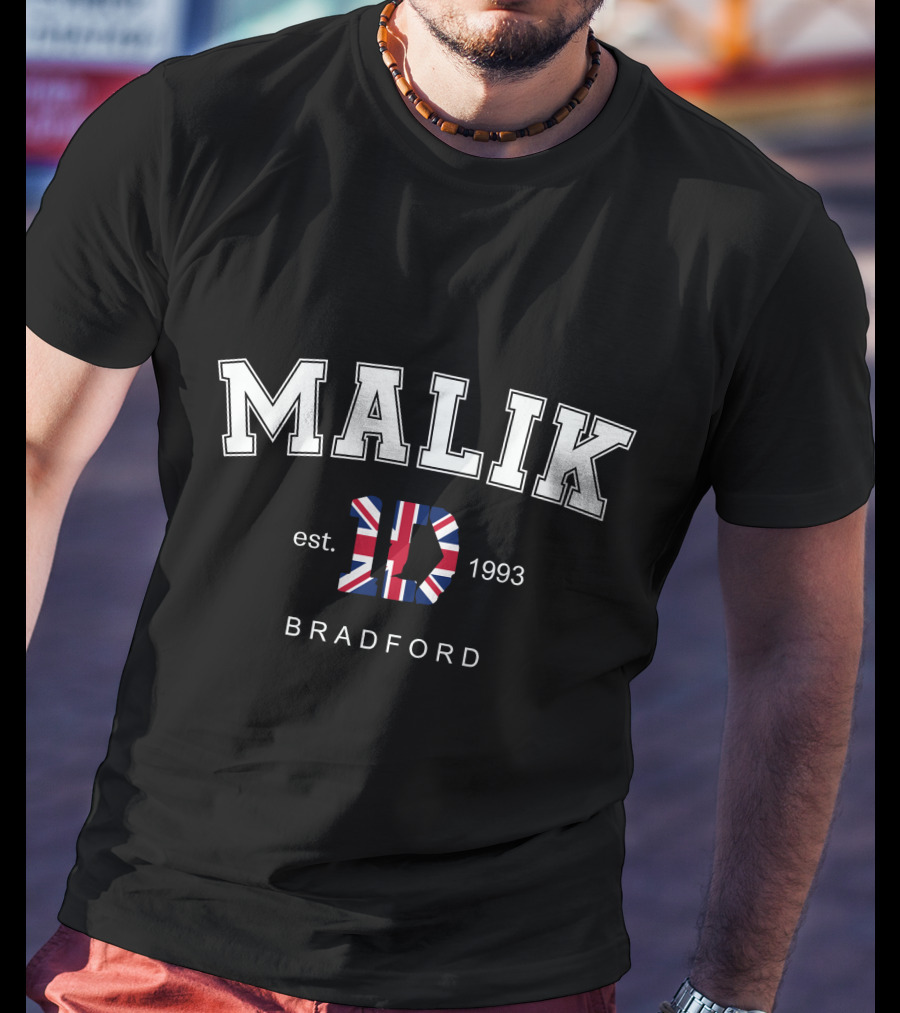 Malik Est 1993 Bradford One Direction Union Jack T-Shirt