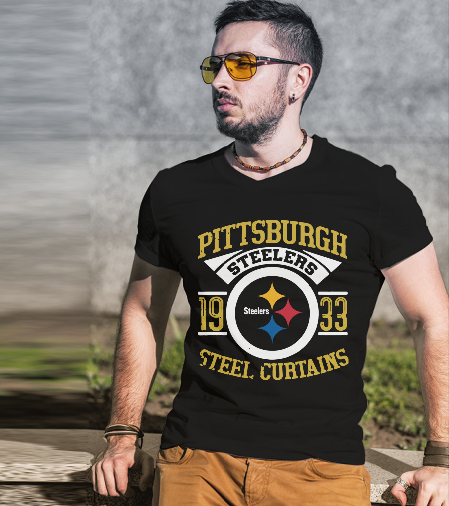 Pittsburgh Steelers Steel Curtains 1933 T-Shirt