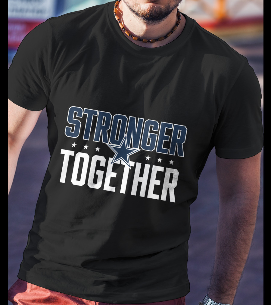 Dallas Cowboys Stronger Together Star Unity T-Shirt
