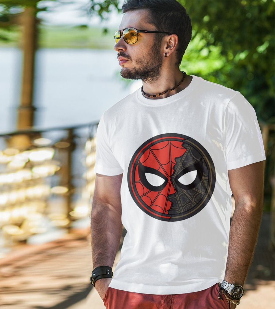 Spider-Man No Way Home Dual Mask T-Shirt
