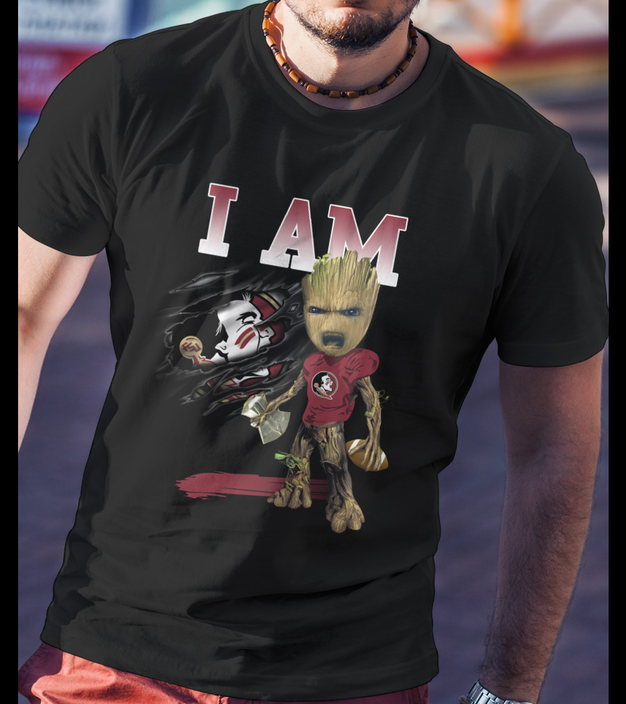 I Am Groot Florida State Seminoles Football T-Shirt
