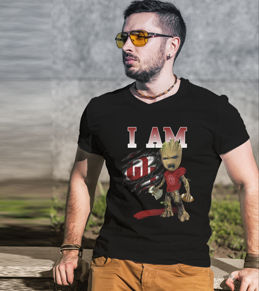 I Am Ou Groot Football T-Shirt