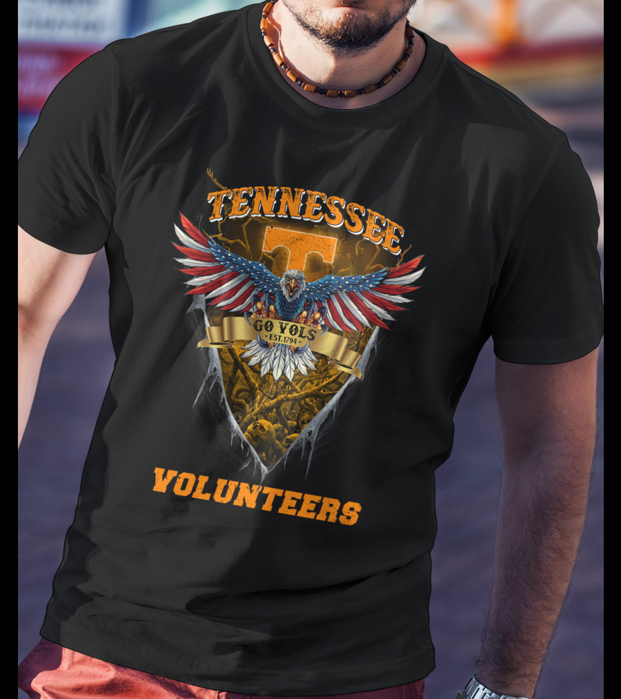 Tennessee Volunteers Eagle Go Vols Established 1794 T-Shirt