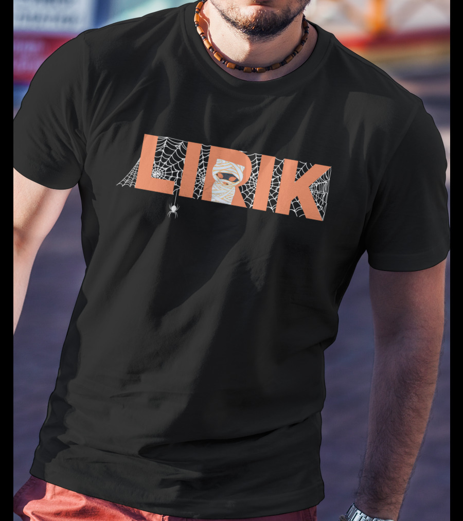 LIRIK Mummy Web Spider Halloween T-Shirt