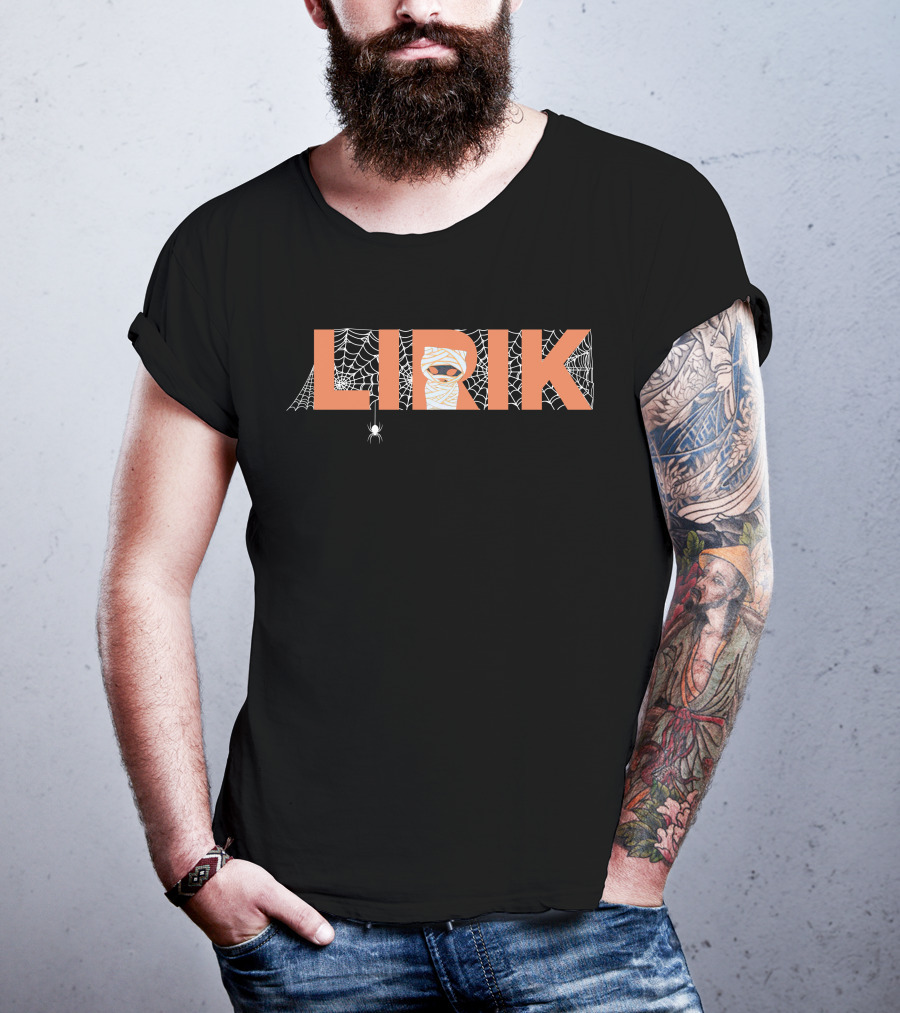 LIRIK Mummy Web Spider Halloween T-Shirt