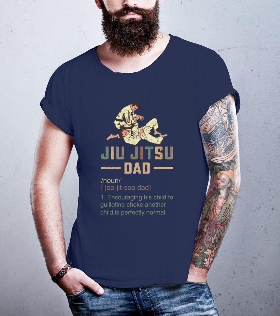 Jiu Jitsu Dad Encouraging His Child To Guillotine Choke Another Child Is Perfectly Normal T-Shirt