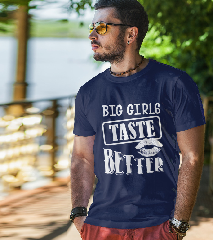 Big Girls Taste Better Lip Oversized T-Shirt
