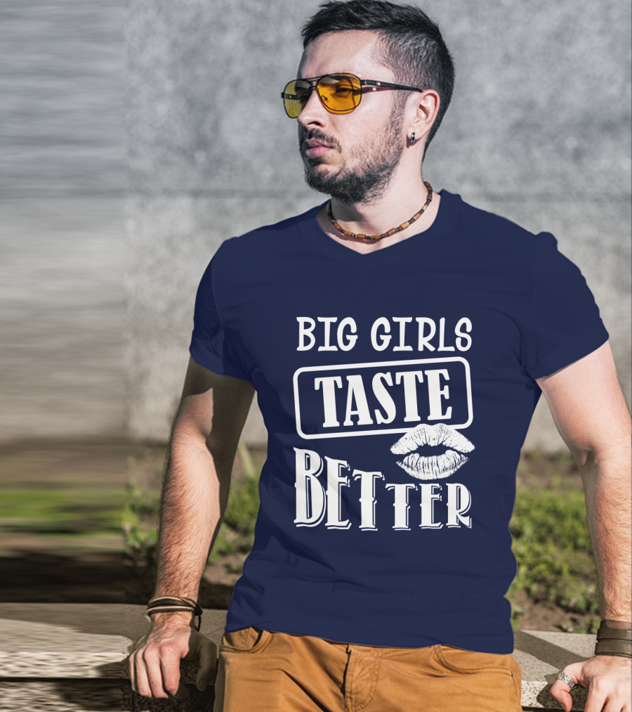 Big Girls Taste Better Lip Oversized T-Shirt