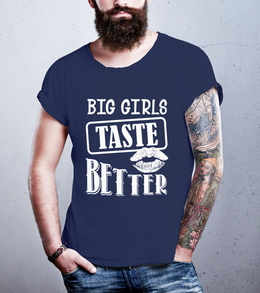 Big Girls Taste Better Lip Oversized T-Shirt
