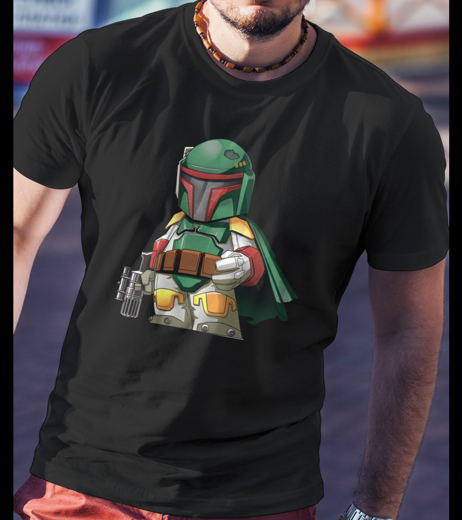 Chibi Bounty Hunter Boba Fett Star Wars Character T-Shirt
