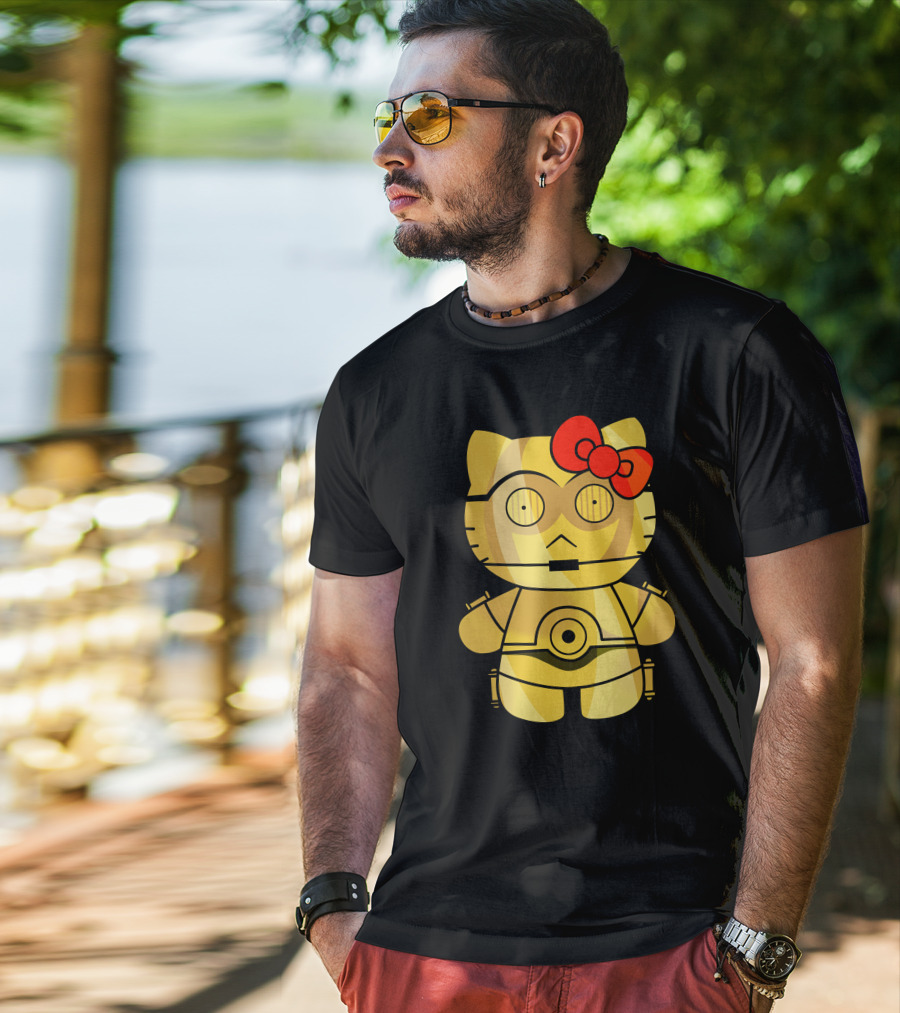 Hello Kitty C3PO Mashup Star Wars T-Shirt