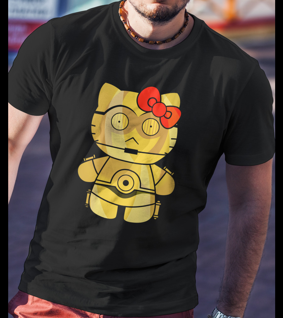 Hello Kitty C3PO Mashup Star Wars T-Shirt