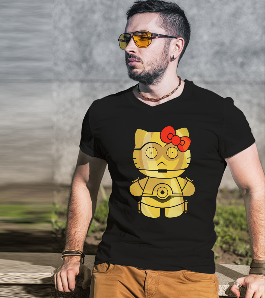 Hello Kitty C3PO Mashup Star Wars T-Shirt