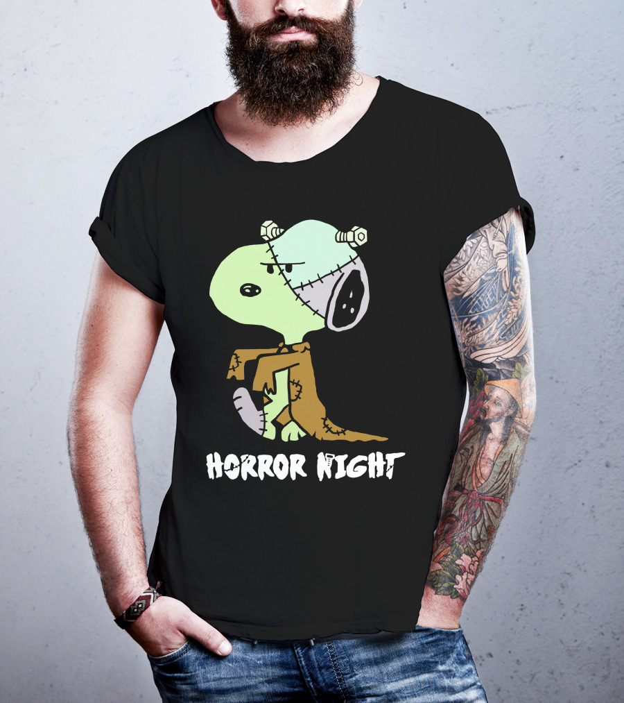 Horror Night Frankenstein Snoopy T-Shirt
