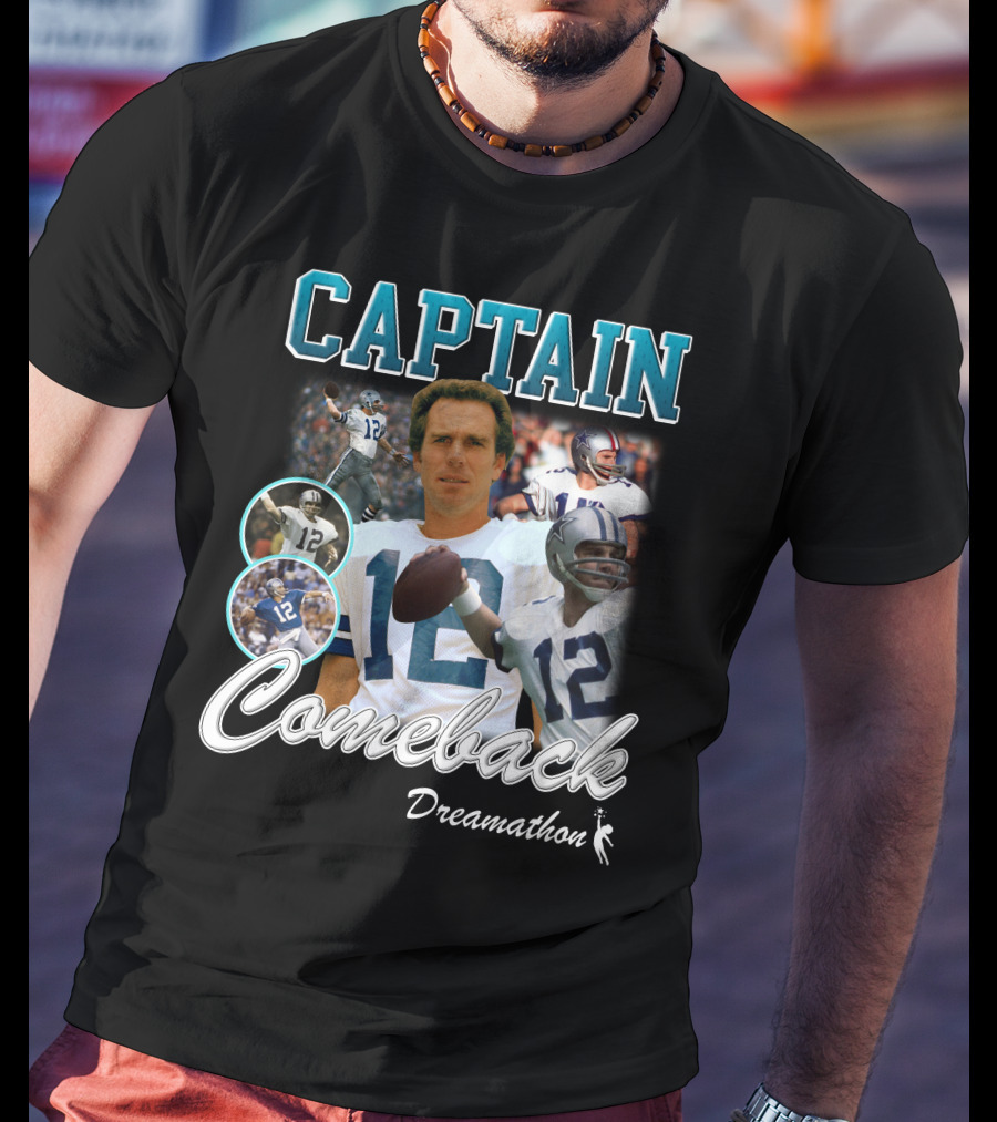 Captain Comeback Dreamathon Football Legends T-Shirt
