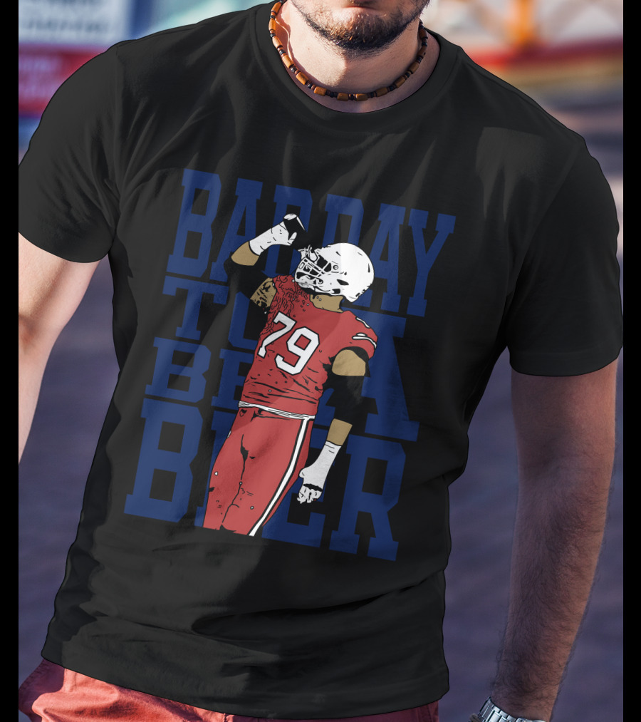 Bad Day To Be A Beer 79 Football Player Drink T-Shirt