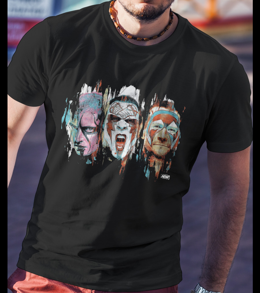 AEW Darby Allin Face Paint Trio T-Shirt